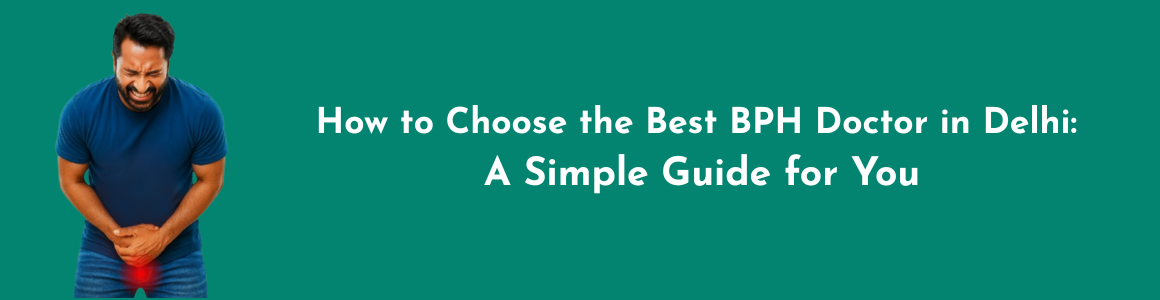 How to Choose the Best BPH Doctor in Delhi: A Simple Guide for You