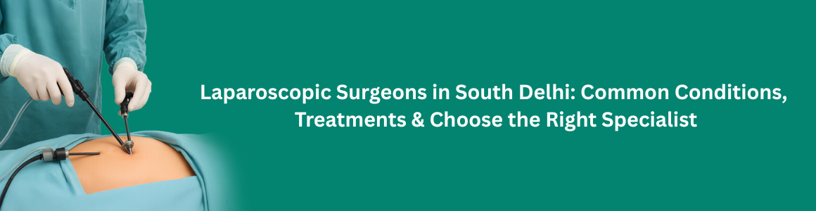 Laparoscopic Surgeons in South Delhi: Common Conditions, Treatments Choose the Right Specialist
