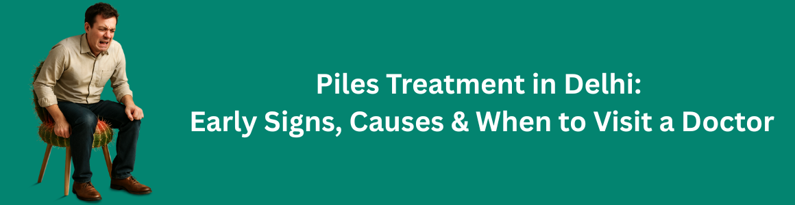 Piles Treatment in Delhi: Early Signs, Causes & When to Visit a Doctor