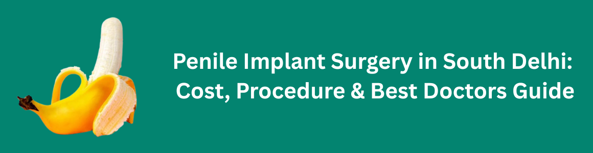 Penile Implant Surgery in South Delhi: Cost, Procedure & Best Doctors Guide