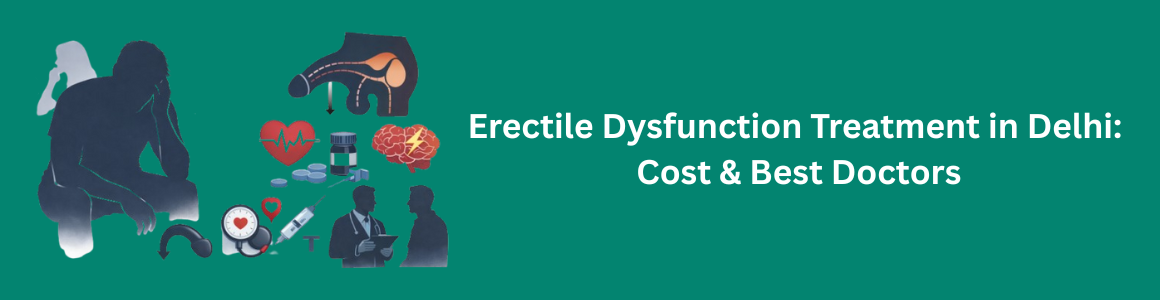 Erectile Dysfunction Treatment in Delhi: Cost & Best Doctors